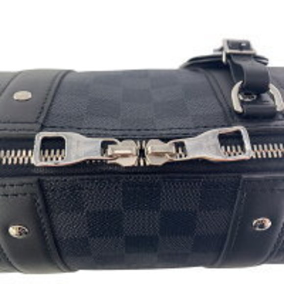 Louis Vuitton Shoulder bag Messenger City Keepall Infini Graphite Black - Picture 8 of 11